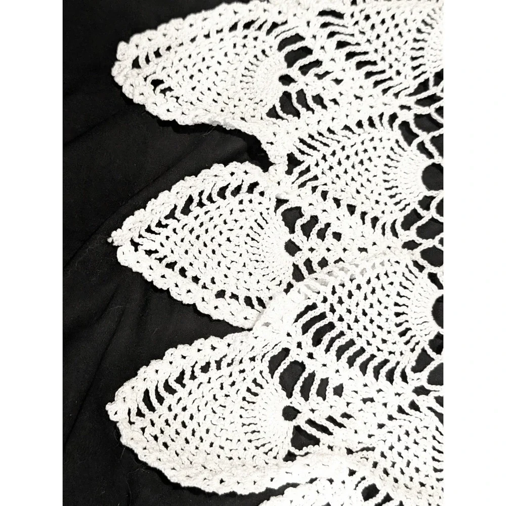 Handmade Round Flower Crochet Table Cloth Size‎ 72